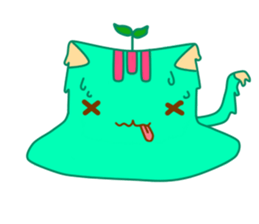 Green Curry Cat (Khiao-Wan) sticker #3362529