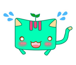 Green Curry Cat (Khiao-Wan) sticker #3362531