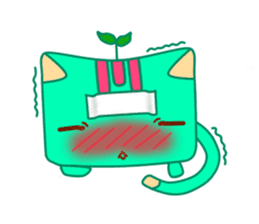 Green Curry Cat (Khiao-Wan) sticker #3362532