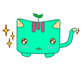 Green Curry Cat (Khiao-Wan) sticker #3362535