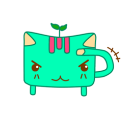 Green Curry Cat (Khiao-Wan) sticker #3362539