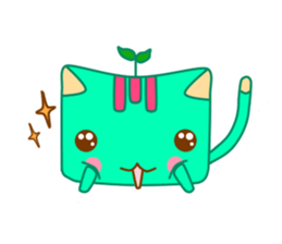 Green Curry Cat (Khiao-Wan) sticker #3362540