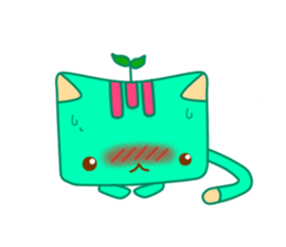 Green Curry Cat (Khiao-Wan) sticker #3362543