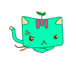 Green Curry Cat (Khiao-Wan) sticker #3362545
