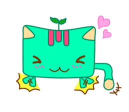 Green Curry Cat (Khiao-Wan) sticker #3362546