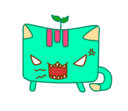 Green Curry Cat (Khiao-Wan) sticker #3362547