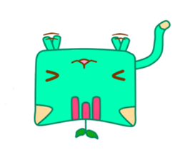 Green Curry Cat (Khiao-Wan) sticker #3362549