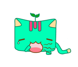 Green Curry Cat (Khiao-Wan) sticker #3362550