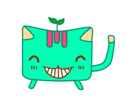 Green Curry Cat (Khiao-Wan) sticker #3362556