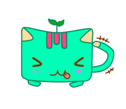 Green Curry Cat (Khiao-Wan) sticker #3362557