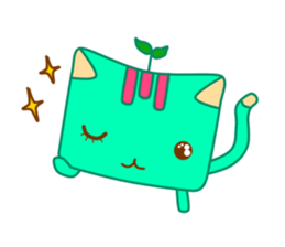 Green Curry Cat (Khiao-Wan) sticker #3362558