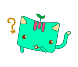 Green Curry Cat (Khiao-Wan) sticker #3362560