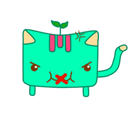 Green Curry Cat (Khiao-Wan) sticker #3362561