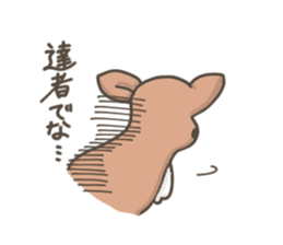 Funny deer in Nara sticker #3363380