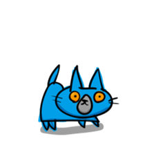 THE BLUE CAT sticker #3363403