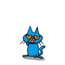 THE BLUE CAT sticker #3363406