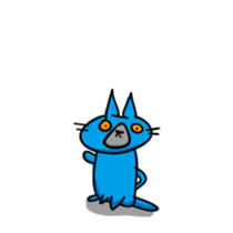 THE BLUE CAT sticker #3363410