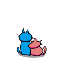 THE BLUE CAT sticker #3363415