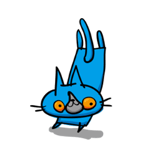 THE BLUE CAT sticker #3363418