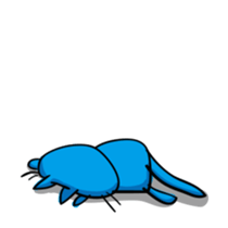 THE BLUE CAT sticker #3363420