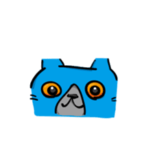 THE BLUE CAT sticker #3363424