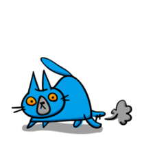 THE BLUE CAT sticker #3363426