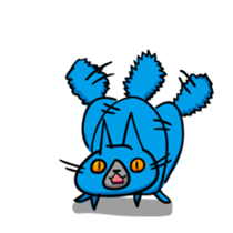 THE BLUE CAT sticker #3363428