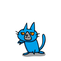 THE BLUE CAT sticker #3363429
