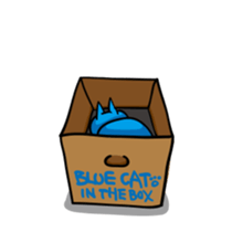 THE BLUE CAT sticker #3363433