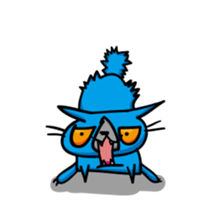 THE BLUE CAT sticker #3363435