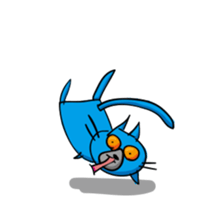 THE BLUE CAT sticker #3363439