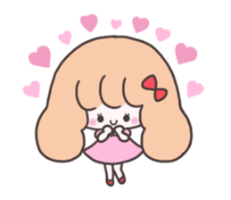 pretty girl "Kamatte chan" sticker #3363922