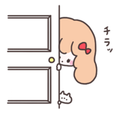 pretty girl "Kamatte chan" sticker #3363933