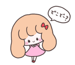 pretty girl "Kamatte chan" sticker #3363934