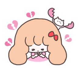 pretty girl "Kamatte chan" sticker #3363938