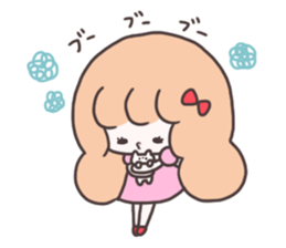 pretty girl "Kamatte chan" sticker #3363939
