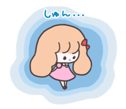 pretty girl "Kamatte chan" sticker #3363940