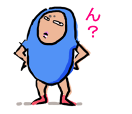 Man in costume sticker #3364443