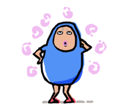 Man in costume sticker #3364444