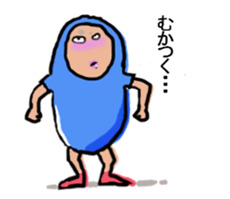 Man in costume sticker #3364445