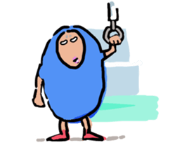 Man in costume sticker #3364448