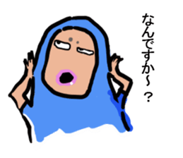 Man in costume sticker #3364449