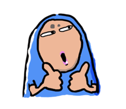 Man in costume sticker #3364452