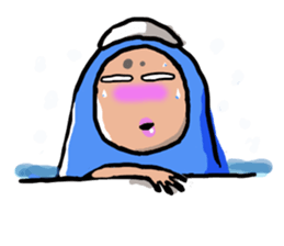 Man in costume sticker #3364453