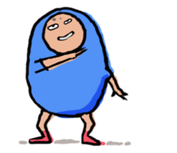 Man in costume sticker #3364454