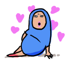 Man in costume sticker #3364457