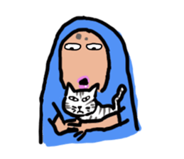 Man in costume sticker #3364460