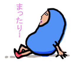 Man in costume sticker #3364461