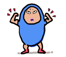 Man in costume sticker #3364467