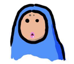 Man in costume sticker #3364475